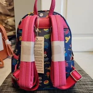 Loungefly | Bags | Nwt 224 Neon Disney Parks Icons Loungefly  display picture 1